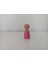 ahşap Oyuncak Peg Bebek Pembe Pegdoll1 Adet 1