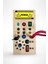 LED Işıklı Aktivite Tahtası Montessori Oyuncak Busy Board Ahşap Oyuncak1 Adet 5