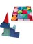 waldorf Ahşap Şekilli Puzzle Bloklar - Kare, Üçgen ve Daire1 Adet 4