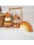 Halka Kule Set (Halka Kule + Abaküs + Gökkuşağı )Ahşap Oyuncak Dekor Montessori Oyuncak 1 Adet 4