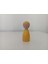 ahşap Oyuncak Peg Bebek Sarı Pegdoll1 Adet 1