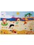 yaz Ahşap Yer Puzzle Ahşap Oyuncak1 Adet 1