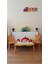 Luxurywood & Joy Doğal Ahşap Hareketli Tekerlekli Kırmızı At1 Adet 2