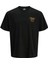 Jack Jones Jorparallel Tee Ss Crew Neck Tg Erkek Siyah Tshirt 12275399-02 1