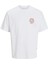 Jack Jones Jorparos Chest Tee Ss Crew Neck Erkek Beyaz Tshirt 12273169-01 1