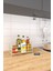 Çok Amaçlı Metal Raf, Banyo, Mutfak ve Makiyaj Düzenleyici, 22x12 cm, Bej 3
