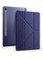 Samsung Galaxy Tab S10 Fe Plus 12.4 Kılıf Yatay ve Dikey Standlı Uyku Modlu Kalemlikli Trifold Arkası Soft Silikon Smart Kılıf 1