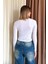 Kadın Uzun Kol Yaka Lastik Body 21946 3
