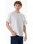 Basic Bisiklet Yaka Oversize Tişört 2