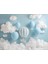 Gökyüzünde Uçuş: 200X150CM Mavi Balonlar ve Bulutlar, Stüdyo Fonu 1