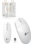 Lecoo Kablosuz Mouse Beyaz WS204 1