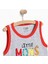 Basic Erkek Canavar Baskılı Atlet Tshirt Erkek Bebek 3