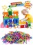 Oyuncak Geometrik Çubuklar 120 Parça Bloklar Yapboz Puzzle Zeka Renk Algı Gelişim Eğitici Oyuncak 1