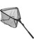 Leo 28036 30CM Taşınabilir Balık Toplama Ağı Katlanabilir Üçgen Naylon Balıkçılık Dip Ağı-Siyah (Yurt Dışından) 1