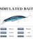 XY-614 5 Adet/takım Gerçekçi Minnow Balıkçılık Yemi Sert Abs Döküm Cazibesi Batan Crankbait Çift Kanca ile (Yurt Dışından) 4
