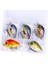 5 Adet Mini Biyonik Sert Yem Tuzlu Su Tatlı Su Balıkçılık Minnow Crankbaits Wobbler Yapay LURES-008-2 (Yurt Dışından) 1