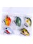 5 Adet Mini Biyonik Sert Yem Tuzlu Su Tatlı Su Balıkçılık Minnow Crankbaits Wobbler Yapay LURES-008-3 (Yurt Dışından) 1