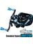 Proberos VHB120 Metal Baitcasting Makarası 3+1bb Rulmanlı Balıkçılık Makarası-Sağ El (Yurt Dışından) 2