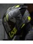 Rapıd 2 Race Raven Neon Sarı Kapalı Motosiklet Kaskı Gri Camlı 4