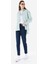 Mom Fit Orta Bel Daralan Paça Kadın Denim Jean Pantolon 3