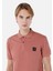Regular Fit Polo Yaka Düz Erkek Pembe Kısa Kol Tişört 4