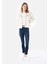 Skinny Fit Yüksel Bel Süper Dar Paça Kadın İndigo Jean Pantolon 1
