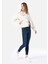 Skinny Fit Yüksel Bel Süper Dar Paça Kadın İndigo Jean Pantolon 3