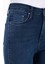Skinny Fit Yüksel Bel Süper Dar Paça Kadın İndigo Jean Pantolon 5