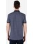 Regular Fit Polo Yaka Baskılı Erkek Lacivert Kısa Kol Tişört 2