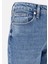 Mom Fit Daralan Paça Kadın İndigo Jean Pantolon 5