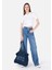 Regular Fit Kadın Lacivert Jean Pantolon 1