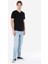 Straight Fit Düşük Bel Düz Paça Erkek Açik İndigo Jean Pantolon 1