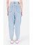 Barrel Fit Kadın İndigo Jean Pantolon 2