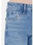 Straight Fit Yüksel Bel Düz Paça Kadın Denim Jean Pantolon 5