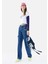 990 Angela Cargo Fit Orta Bel Daralan Paça Kadın Denim Jean Pantolon 1