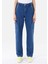 990 Angela Cargo Fit Orta Bel Daralan Paça Kadın Denim Jean Pantolon 4