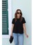 Sırt Pile Detay Bisiklet Yaka Tshirt 3