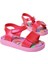 Jump Print Çocuk Kırmızı Sandalet 2