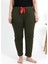Kadın Pamuklu Büyük Beden Alt Pijama 27559 Haki 4