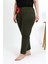 Kadın Pamuklu Büyük Beden Alt Pijama 27559 Haki 5