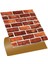 Kendinden Yapışkanlı Kırmızı Tuğla Desenli Pvc Karo 30X30 cm (33 Adet) 3 M2 1