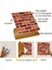 Kendinden Yapışkanlı Kırmızı Tuğla Desenli Pvc Karo 30X30 cm (33 Adet) 3 M2 3