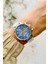 Massa Gri Kordon Lacivert Kadran Kadın Kol Saati 1