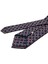 Kahverengi Motif Desen Mendilli Klasik Kravat KK12967 3