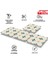 Kendinden Yapışkanlı Zümrüt Çiçekli Desenli Pvc Karo 30X30 cm (33 Adet) 3 M2 2