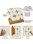 Kendinden Yapışkanlı Zümrüt Çiçekli Desenli Pvc Karo 30X30 cm (33 Adet) 3 M2 3