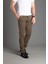 Erkek Haki Kanvas Keten Pantolon 1