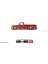 1/64 Kaidohouse Chevrolet Silverado Dually On Fire V1 KHMG127 2