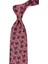 Mercan Şal Desen Mendilli Klasik Kravat KK12931 1