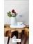 3 Sü Set Kristal Vazo+Denizkabuğu Mum+Sunum Tepsisi 2